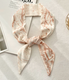 Top Letter Mini Silk Accessory Scarfs
