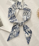 Top Letter Mini Silk Accessory Scarfs