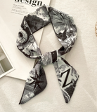 Top Letter Mini Silk Accessory Scarfs