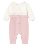 Crystal Pink Tricot Romper