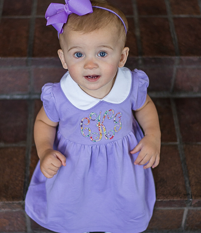 Bambinos Trinity Twirl SS Dress - Lilac