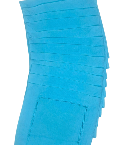Colored Linen Cocktail Napkins, Set of 4