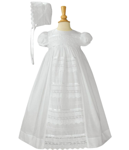 Victorian Style Christening Baptism Gown
