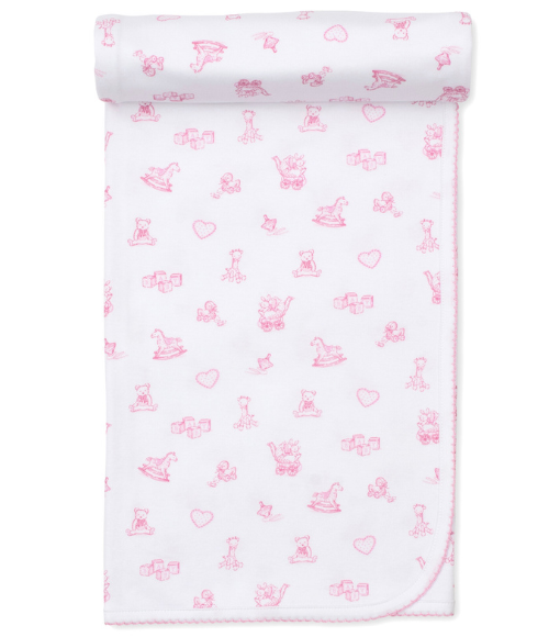 Kissy Vintage Toy Treasures, Pink Blanket