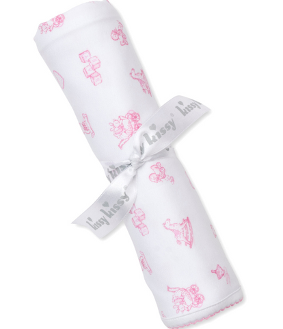 Kissy Vintage Toy Treasures, Pink Blanket