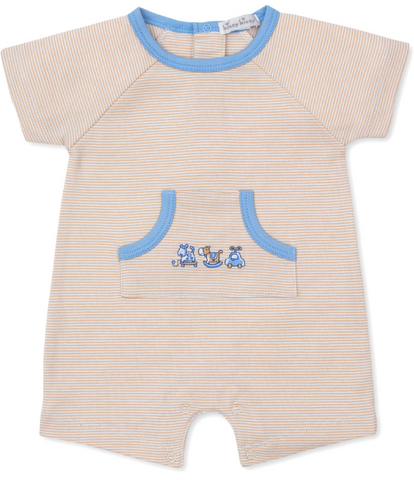 Kissy Vintage Toy Striped Playsuit