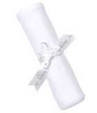 Kissy White & Silver Riding Rockers Blanket