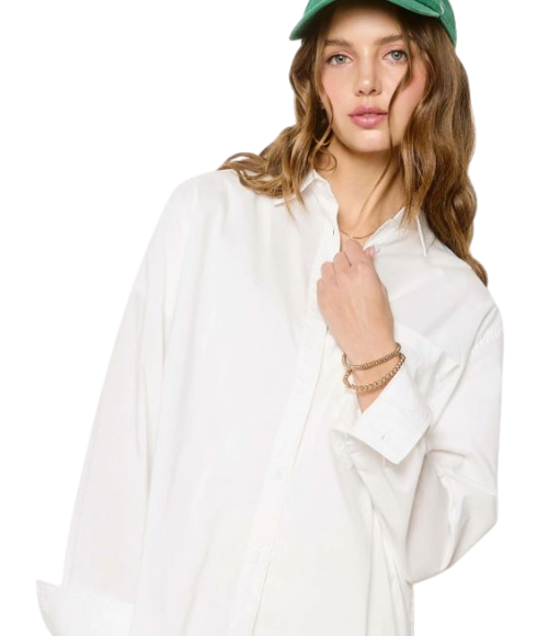 Oversized Button Down - multiple colors