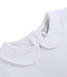 White Collared LS Shirt