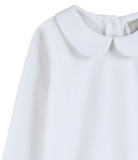White Collared LS Shirt