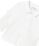 White Collared Baby Shirt