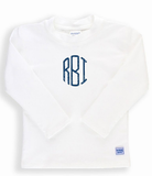 White Long Sleeve Rash Guard