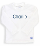 White Long Sleeve Rash Guard