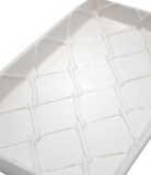 White Textured Napkin Trays