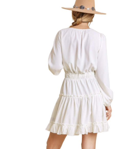 Front Keyhole Swing Dress