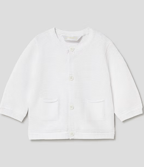 White Knit Cardigan