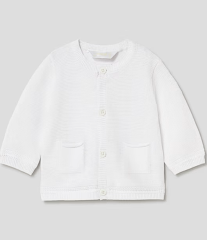 White Knit Cardigan