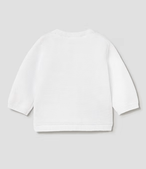 White Knit Cardigan