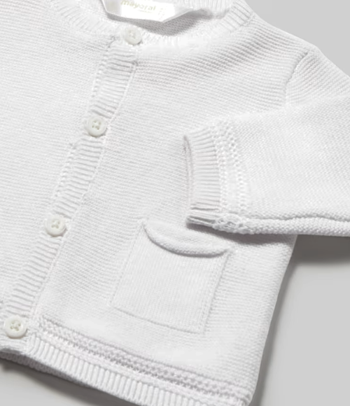 White Knit Cardigan