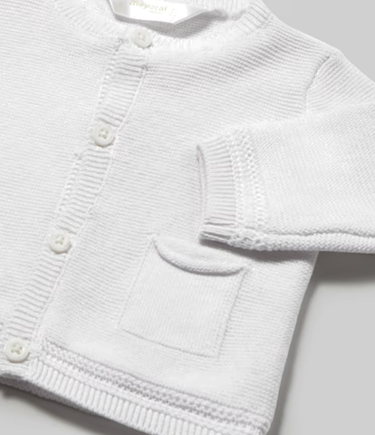 White Knit Cardigan