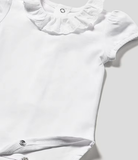 White Ruffled Bodysuit