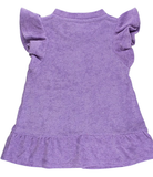 Wisteria Purple Terry Butterfly Sleeve Cover-Up