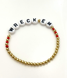Collegiate 5mm Gold Beaded Bracelets