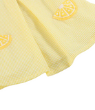 Yellow Lemon Dress & Bloomer Set