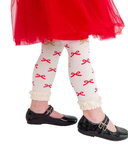 Footless Ruffle Tights, 12-24M