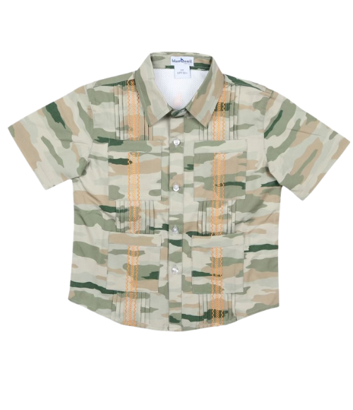 Guayabera - Classic Camo Short Sleeve Shirt