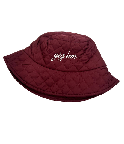 Quilted Bucket Collegiate Hat