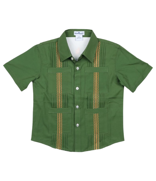 Guayabera - Post Oak/Blaze Short Sleeve Shirt