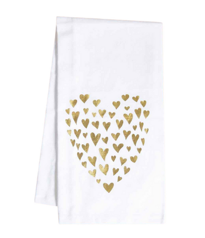Glamour Heart Tea Towel