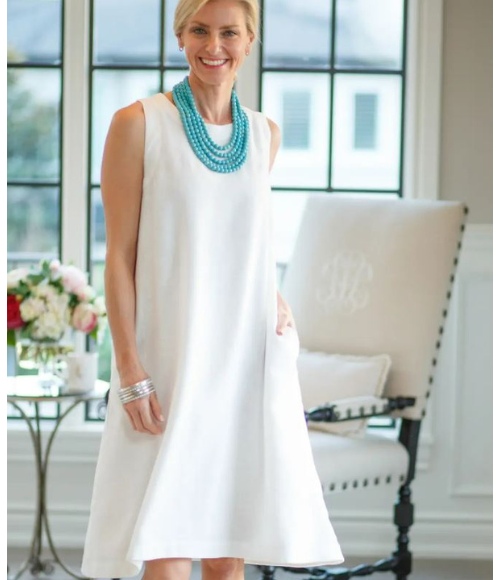 Maria Linen Tank Dress - multiple colors