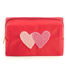 Hearts Cosmetic Pouch