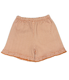 Chevron Ruffle Edge Shorts