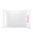 Solid Silky Satin Pillow Case