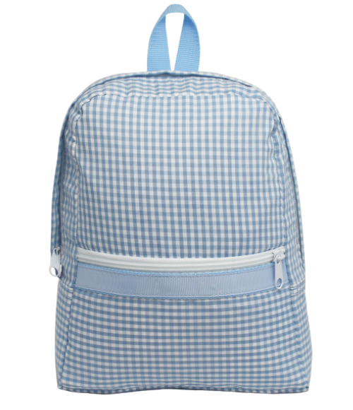 Mini Backpack - Blue Gingham main image 0