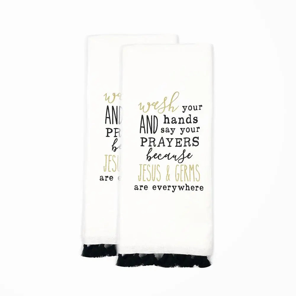 Wash Hands & Say Prayers Tea Towel