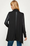 Jersey Knit Drape Jacket