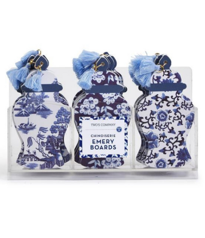 Blue & White Packaged Candle