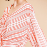 Striped Crossbody Top - Multiple Colors