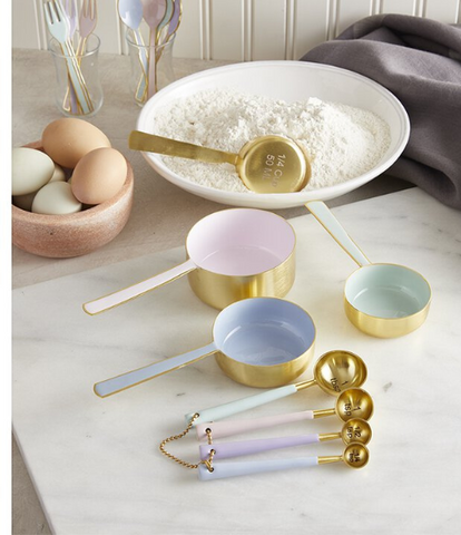 Gold Pastels Measuring Spoons