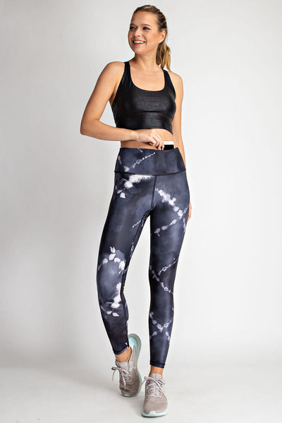 Plus Size Tie Dye Full Length Leggings