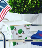 Patriotic Topiary Cachepot Candle