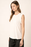 Flutter Sleeve Top - Multiple Colors