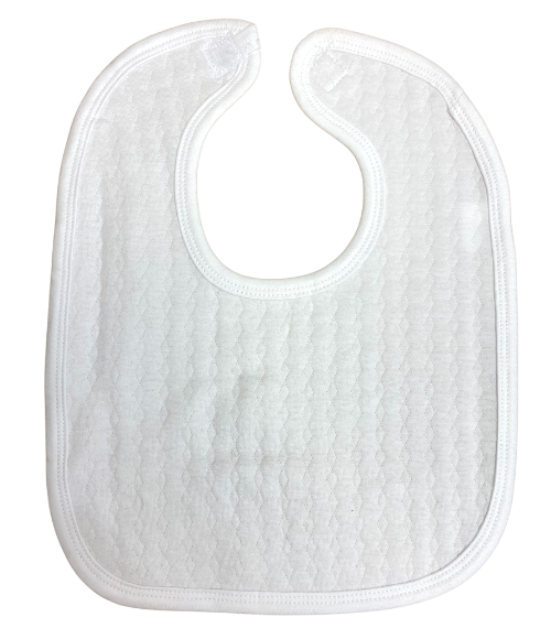 White Cotton Bib