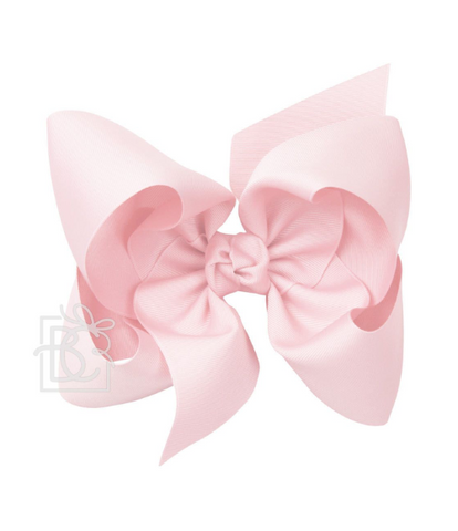Shell Pink Grosgrain Bow