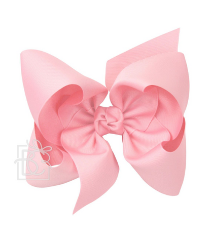 Large Pink Bow with Lace Headband