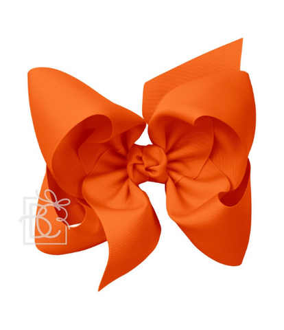 Orange Grosgrain Bow